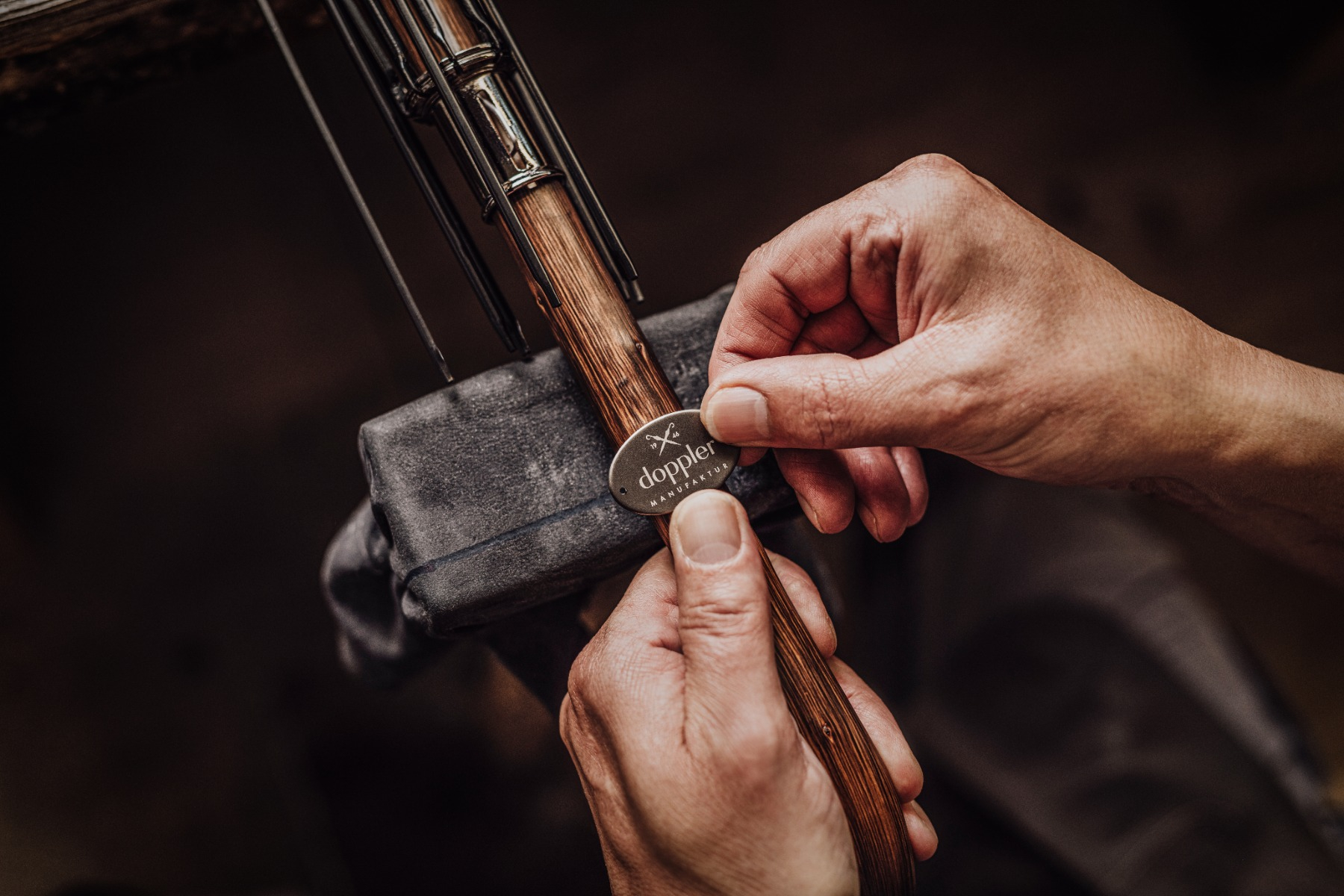 Parapluie artisanal de la manufacture Doppler
